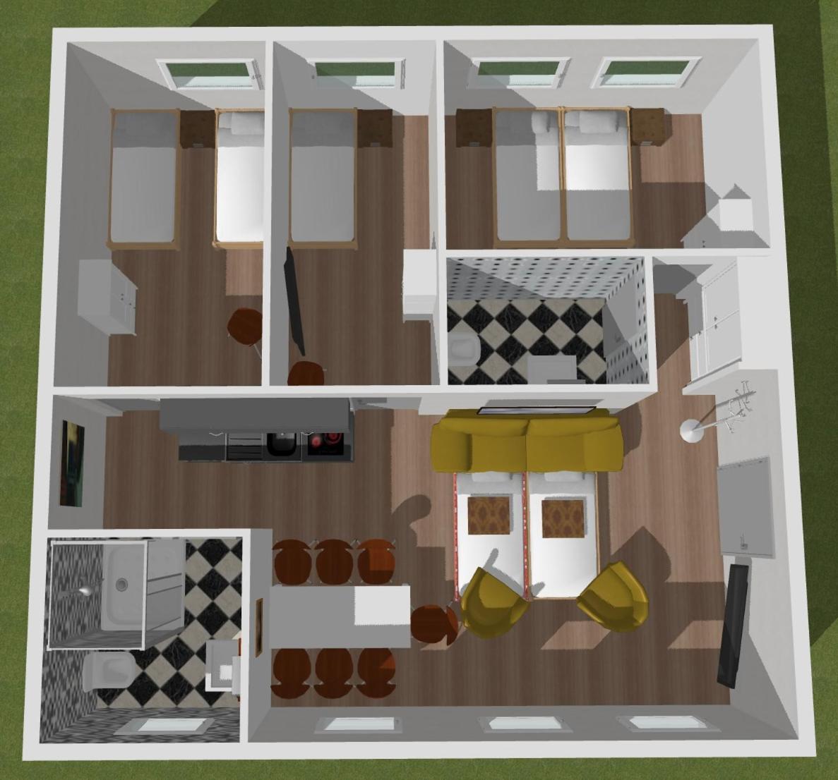 Apartment H& Im Herzen Der Stadt Geräumig Ruhig Zentral Mit Küche Und Esstisch